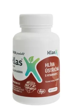Hliva ustricová s vitamínom C- kúsacie tablety