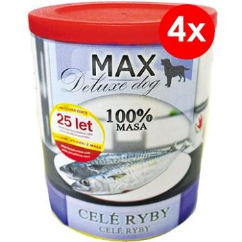 MAX deluxe celé ryby 800 g, 4 ks (8594025084111)