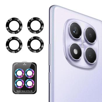 ENKAY ALU Sklo pre fotoaparát Xiaomi Redmi Note 14 Pro BLACK