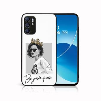 MY ART Silikónový obal Oppo Reno6 5G QUEEN (139)