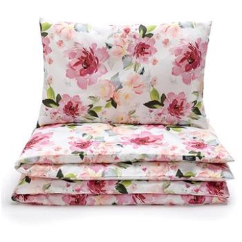 ESECO Detská posteľná bielizeň do postieľky Watercolor flowers (8595695402274)
