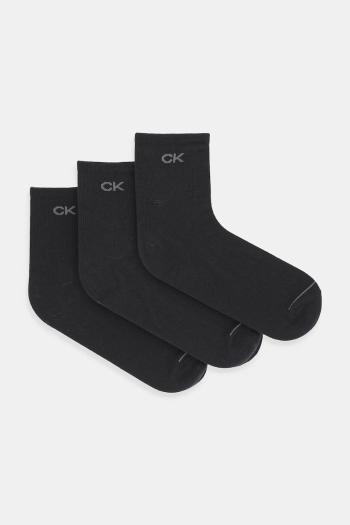 Ponožky Calvin Klein pánske, čierna farba, 701218719