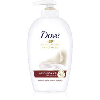 Dove Silk Fine tekuté mydlo s pumpičkou biela orchidea 250 ml