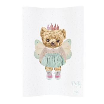 CEBA Podložka prebaľovacia 2-hranná mäkká (48x70) Cosy Fluffy Puffy Nelly