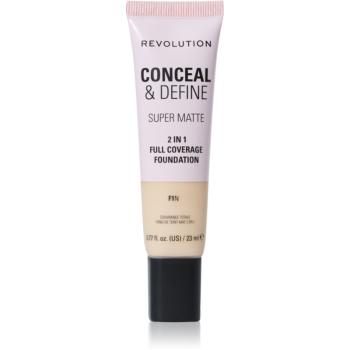 Makeup Revolution Conceal & Define zmatňujúci make-up odtieň F1N 23 ml