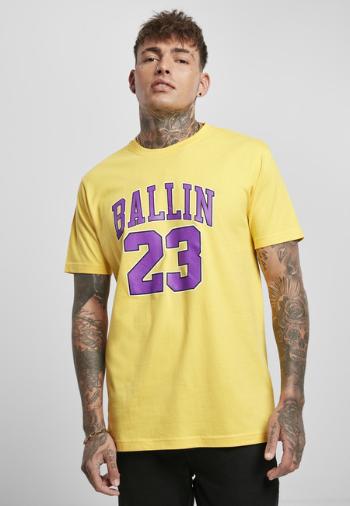 Mr. Tee Ballin 23 Tee taxi yellow - XL