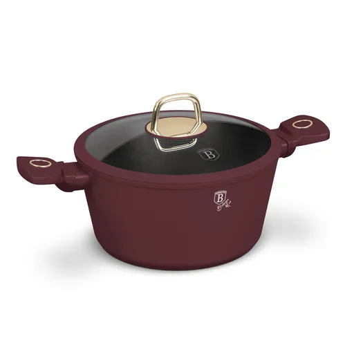 BERLINGER HAUS - Hrniec a sklenená pokrievka 24cm Leonardo