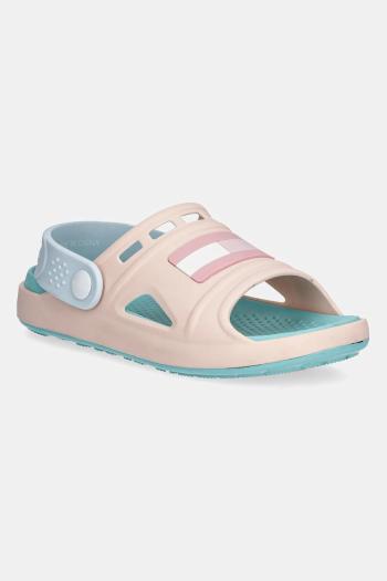 Detské šľapky Tommy Hilfiger ružová farba, T3A2-33805