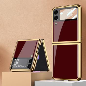 GKK GLASS Ochranný kryt Samsung Galaxy Z Flip4 5G SOLID RED
