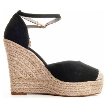 Leindia  87250  Espadrilky Čierna