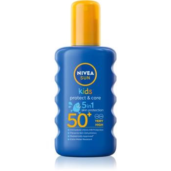 Nivea Sun Kids detský farebný sprej na opaľovanie SPF 50+ 200 ml