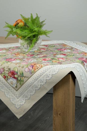 ArtFir Obrus OLI  1175 | kvety 100 x 100 cm