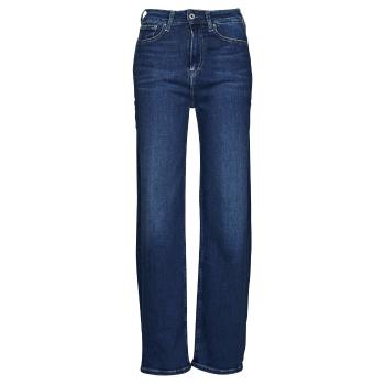 Pepe jeans  LEXA SKY HIGH  Džínsy Bootcut Modrá