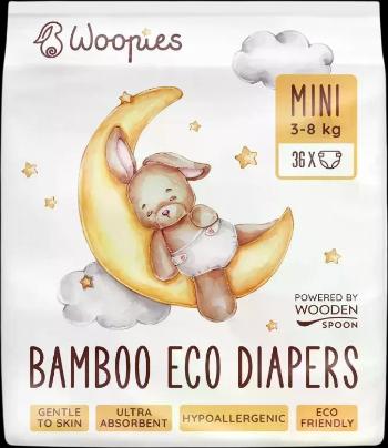 WOOPIES Detské EKO plienky MINI (3-8kg) Wooden Spoon 36 ks