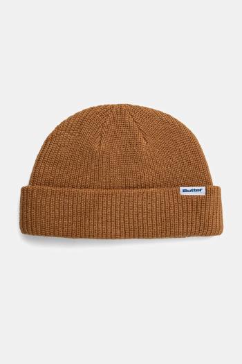 Čiapka Butter Goods Wharfie Beanie hnedá farba, z tenkej pleteniny, BG243810