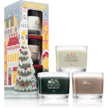 Yankee Candle Christmas Collection 3 Votive Candles darčeková sada I.