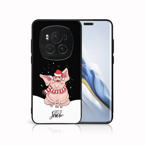 MY ART Kryt s vianočným dizajnom Honor Magic6 Pro 5G LET IT SNOW (075)
