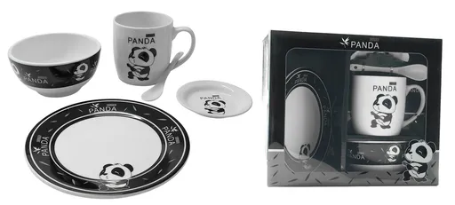 MAKRO - Raňajková súprava keramická Panda