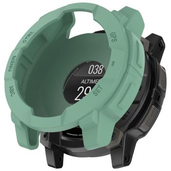 TPU HALF COVER Kryt pre Garmin Instinct 3 AMOLED 50mm svetlozelený