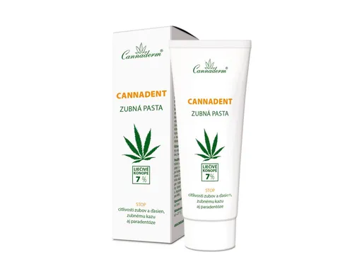Cannadent zásaditá zubná pasta Cannaderm 75 ml