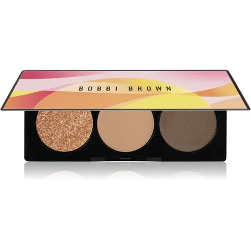 Bobbi Brown Sunkissed Glow The Essential Eyeshadow Trio paletka očných tieňov odtieň Golden Hour​​ 4.4 g