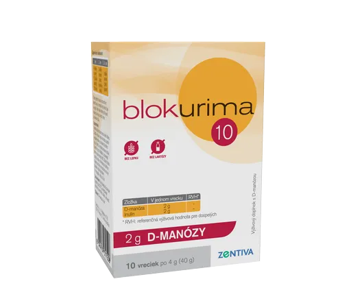 Blokurima 2 g D-manóza vrecúška 10 x 4 g
