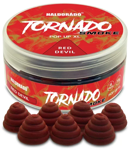 Haldorádó pop-up tornado smoke xl 30 g 15 mm - red devil