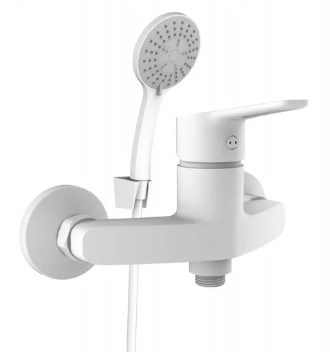 Rubineta - Sprchová batéria UNO-12/K NEW biela OLBAUN12KWNEW