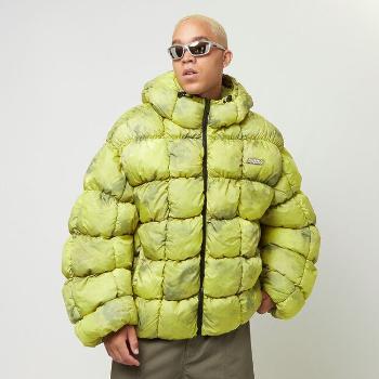 Zimná bunda Karl Kani Sport Patch Square Quilted Puffer Jacket Lime Green - S