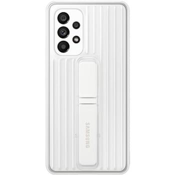 Samsung Galaxy A53 5G Tvrdený ochranný zadný kryt so stojanom biely (EF-RA536CWEGWW)