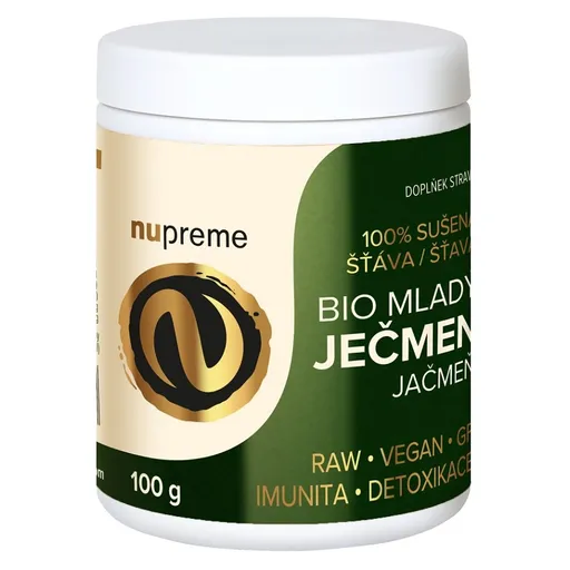 NUPREME Mladý jačmeň premium BIO 100 g