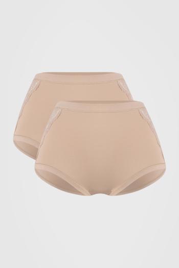 2 PACK klasických vyšších nohavičiek Elisa