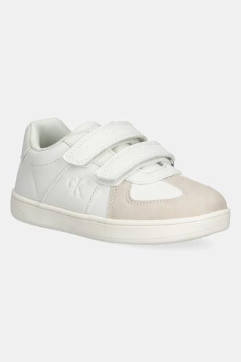 Detské tenisky Calvin Klein Jeans biela farba, V1X9-82075