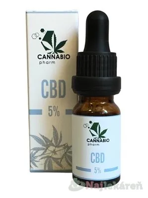 CANNABIOpharm CBD konopný olej 5% 10 ml