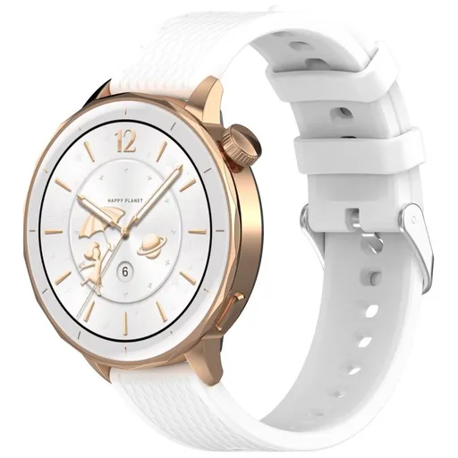 SILICONE Vymeniteľný remienok pre OnePlus Watch 3 43mm biely