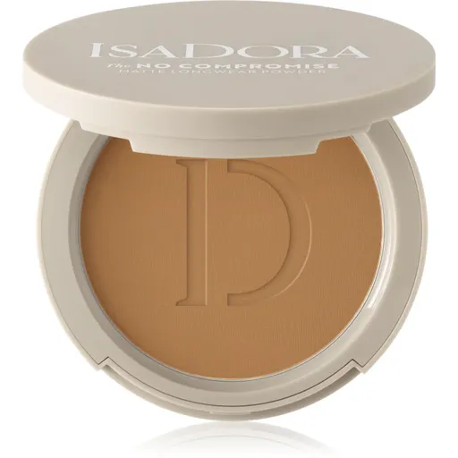 IsaDora The No Compromise Matte Longwear Powder kompaktný púder pre matný vzhľad odtieň 70 Neutral Tan 8 g