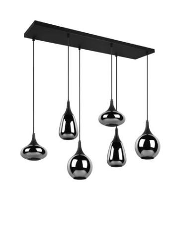 Závesné osvetlenie Trio Lumina čierna TR 317000632