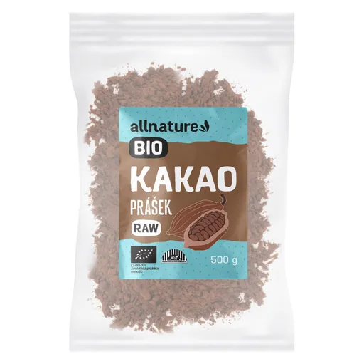 ALLNATURE Kakaový prášok BIO RAW 500 g