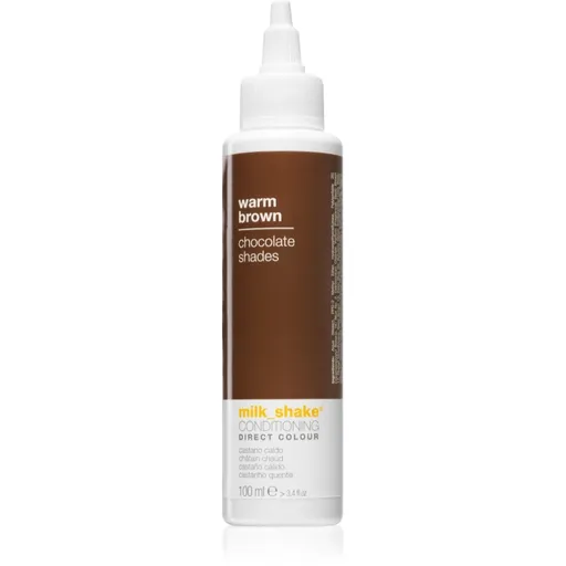 milk_shake® Direct Colour tónovací kondicionér pre intenzívnu hydratáciu Warm Brown 100 ml