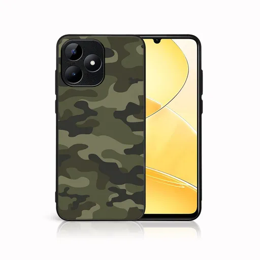 MY ART Ochranný kryt pre Realme C53 GREEN CAMO (235)
