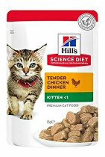 Hill's Science Plan kapsuly pre mačiatka s kuracím mäsom 12 x 85 g