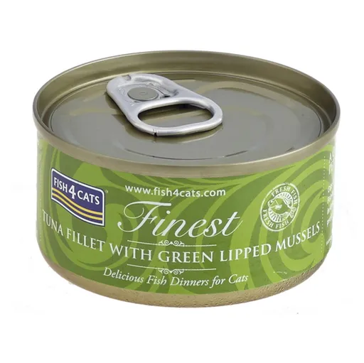 FISH4CATS Finest tuniak s mušľami konzerva pre mačky 70 g