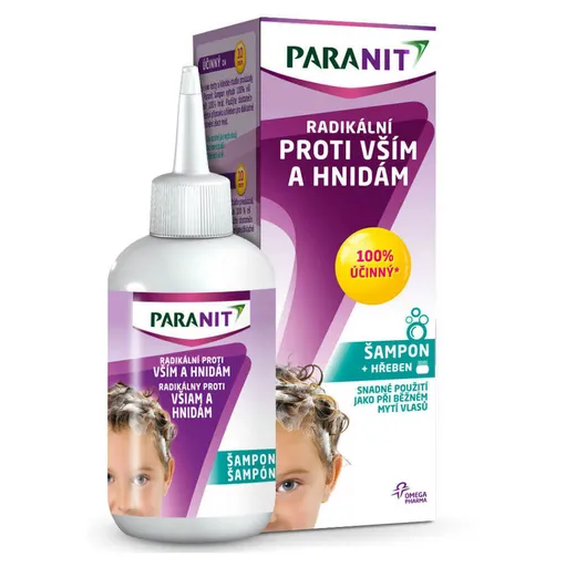 PARANIT Paranit Radikálny šampón 100 ml + hrebeň
