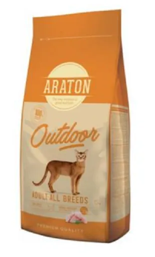ARATON cat adult outdoor active all breed poultry granule pre mačky 15 kg