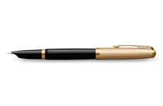 Parker 1502/6123511 51 Deluxe Black GT, plniace pero