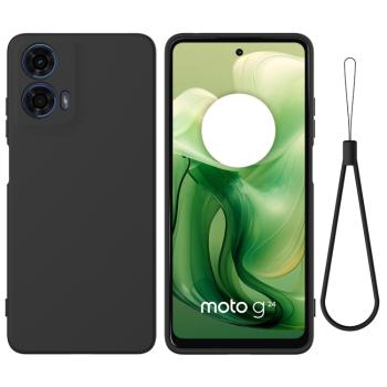 RUBBER Ochranný kryt pre  Motorola Moto G04 / G24 / G24 Power čierny