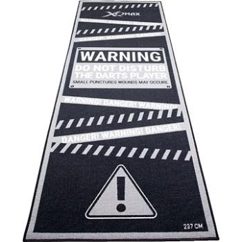 XQMax Darts Dart Mat – Koberec k terču – Warning (290740)
