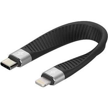 AlzaPower FlexCore USB-C na Lightning MFi čierny (APW-ADTCMFI10B)