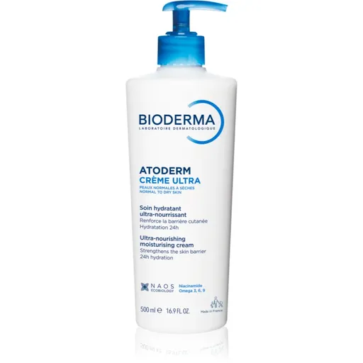 Bioderma Atoderm Créme Ultra vyživujúci telový krém pre normálnu až suchú citlivú pokožku bez parfumácie 500 ml