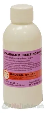 Spiritus cum benzino denaturatus sol.der.1 x 150 g